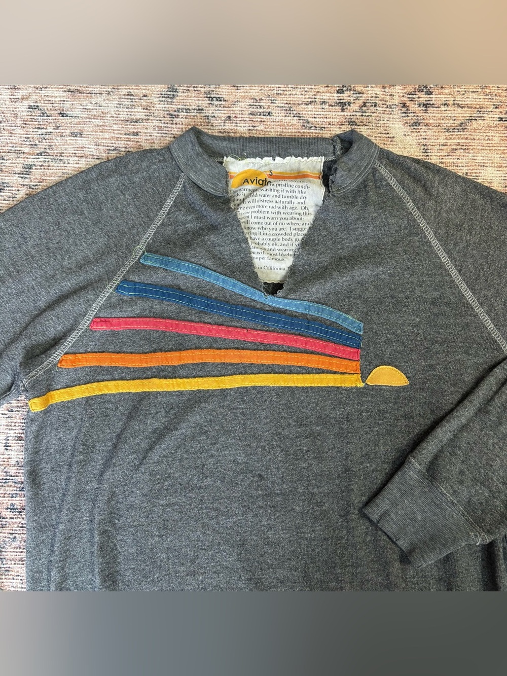 Aviator Nation sweatshirt - Size Small *Flawed* - Picture 3 of 7